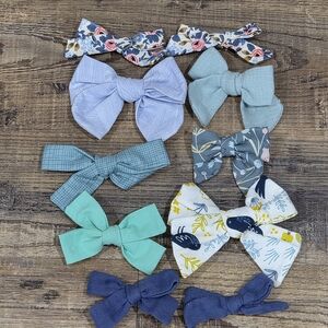 Colorful Kids Hair Bow Set